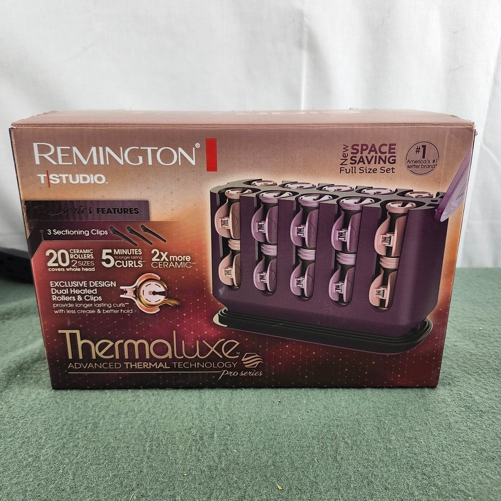 Remington H9100s T-studio Thermaluxe Ceramic Hair Setter - Pink - Picture 8 of 12